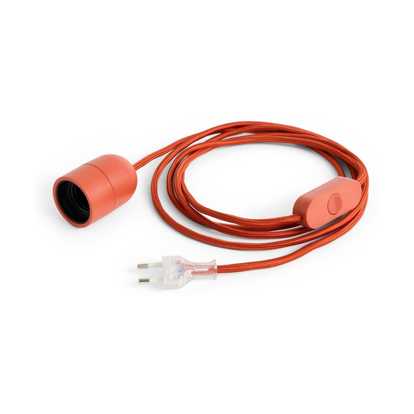 HAY Common Cord Set voor tafellamp Rusty Red