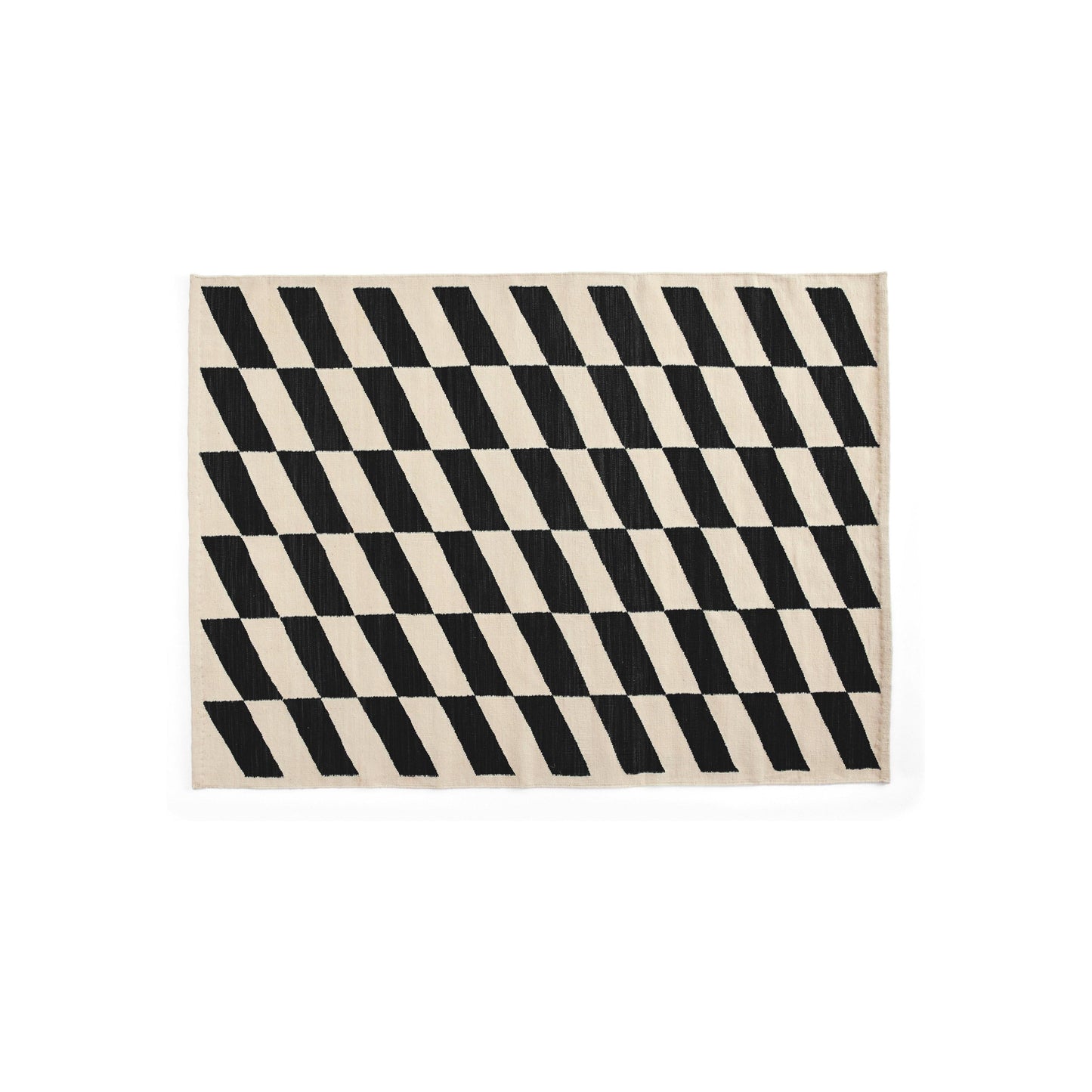 HAY Shift Kelim vloerkleed 140x200 cm Black