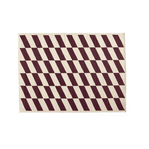 HAY Shift Kelim vloerkleed 170x240 cm Burgundy