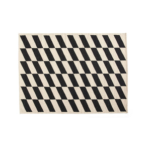 HAY Shift Kelim vloerkleed 170x240 cm Black