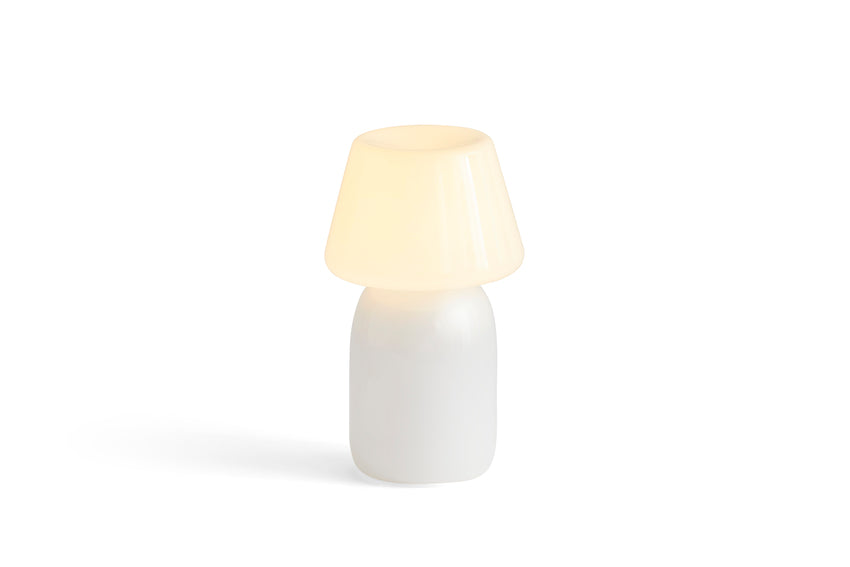 HAY Apollo Portable Lamp White Opal Glass