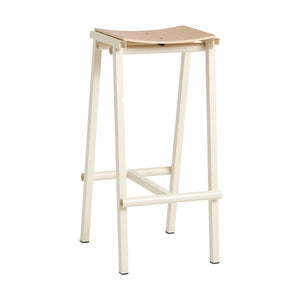 HAY Taburete 8 barkruk H75 eiken Eggshell