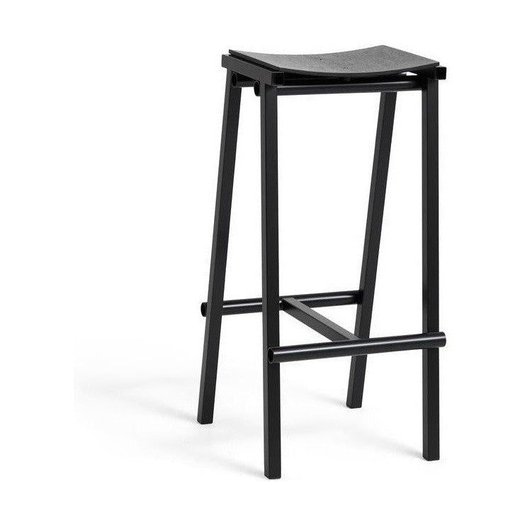 HAY Taburete 8 barkruk H75 eiken Black