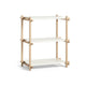 HAY Woody 2.0 Column Low stellingkast Eiken Almond White