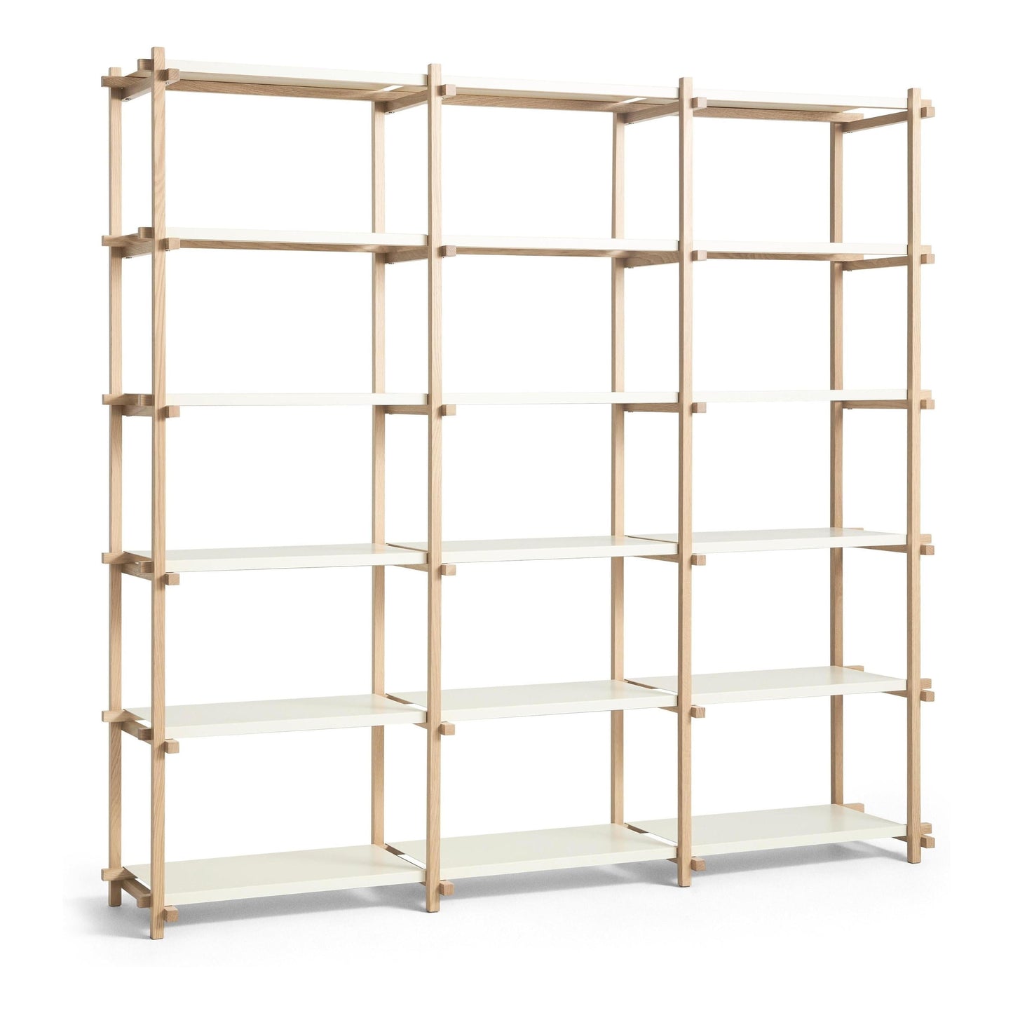 HAY Woody 2.0 High stellingkast Eiken Almond White