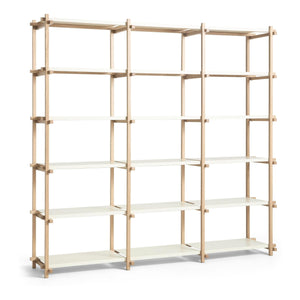 HAY Woody 2.0 High stellingkast Eiken Almond White