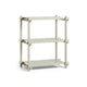 HAY Woody 2.0 Column Low stellingkast Beuken Smokey Grey