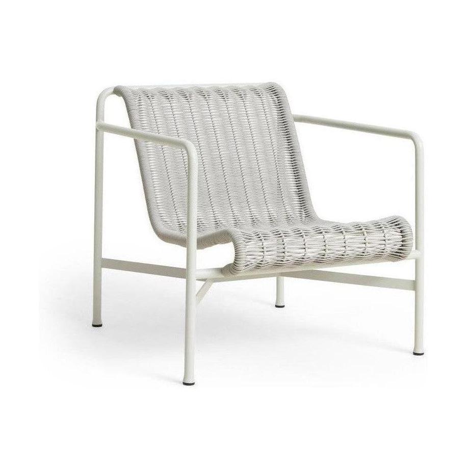 HAY Palissade Cord Lounge Low loungestoel Sky Grey