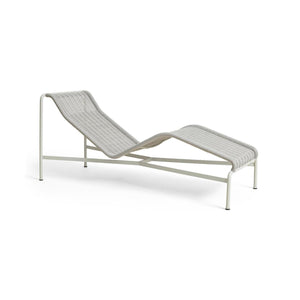 HAY Palissade Cord Chaise Longue Sky Grey