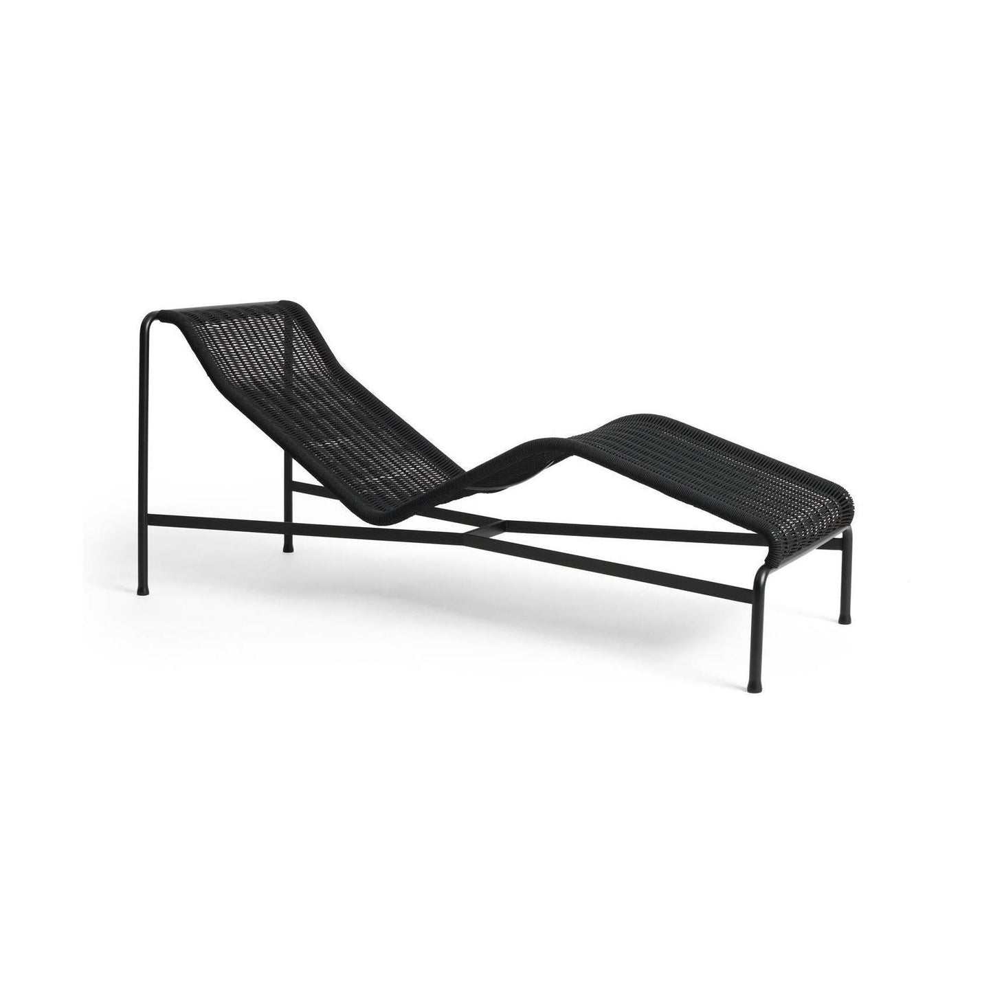 HAY Palissade Cord Chaise Longue Anthracite