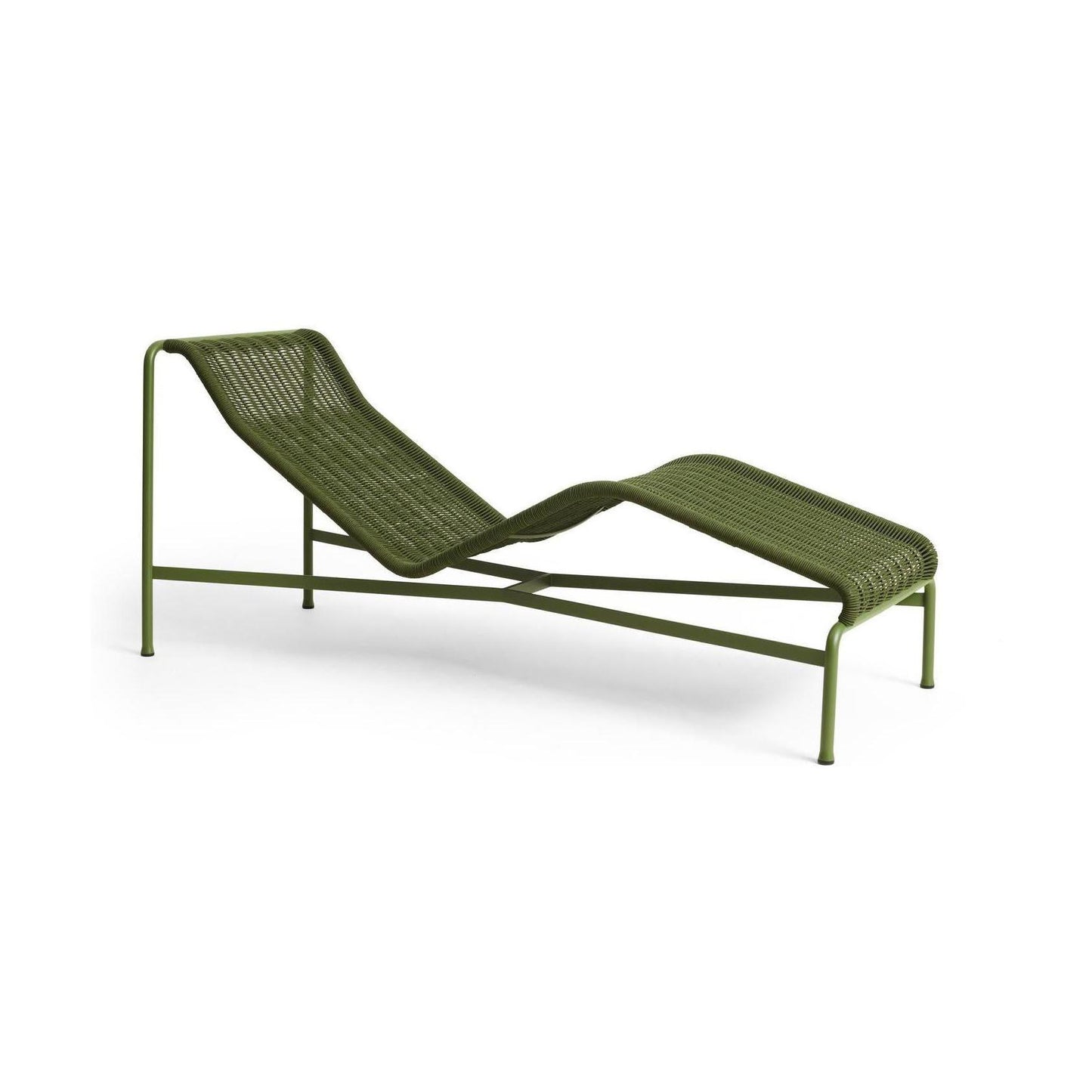 HAY Palissade Cord Chaise Longue Olive