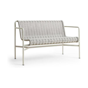 HAY Palissade Cord tuinbank met armleuning Sky Grey