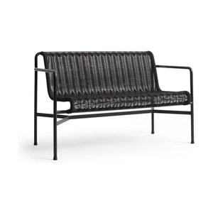 HAY Palissade Cord tuinbank met armleuning Anthracite