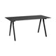 HAY Copenhague CPH 10 bureau 160x80 cm Black linoleum/zwart gelakt eiken