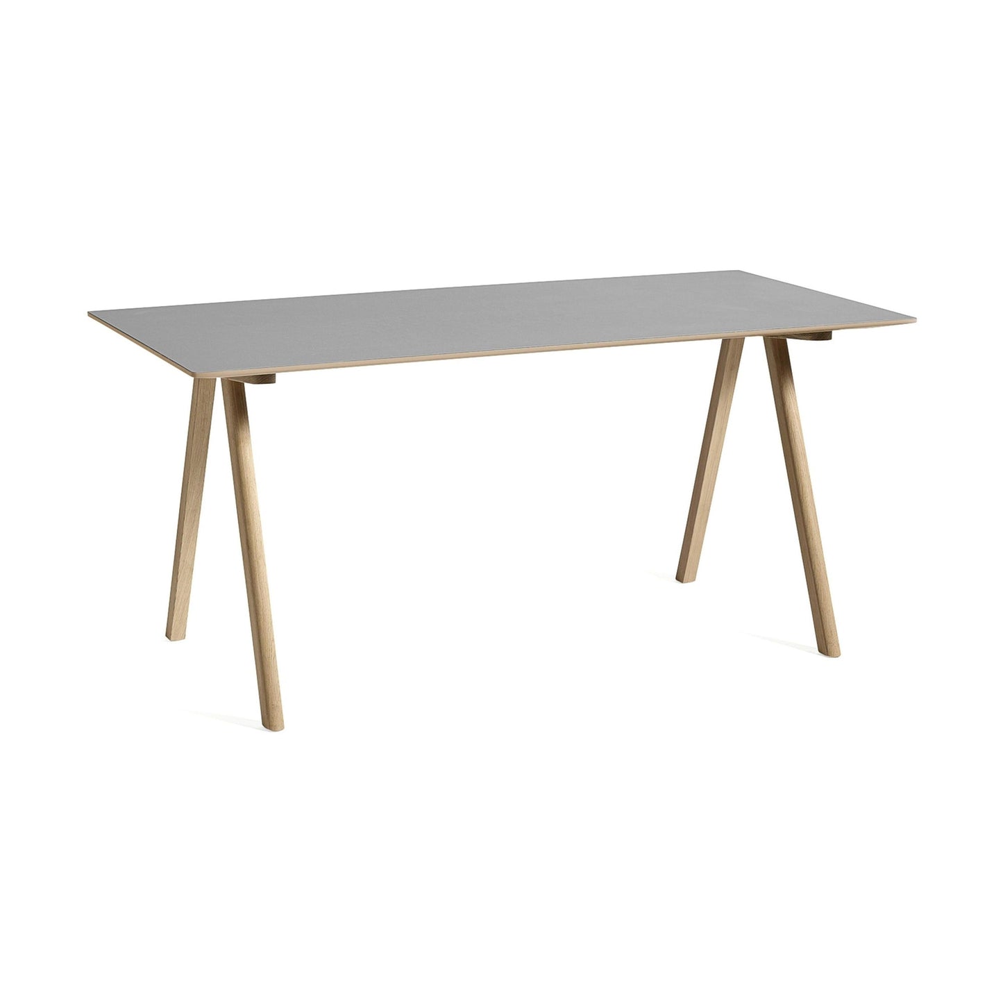 HAY Copenhague CPH 10 bureau 160x80 cm Grey linoleum/gelakt eiken
