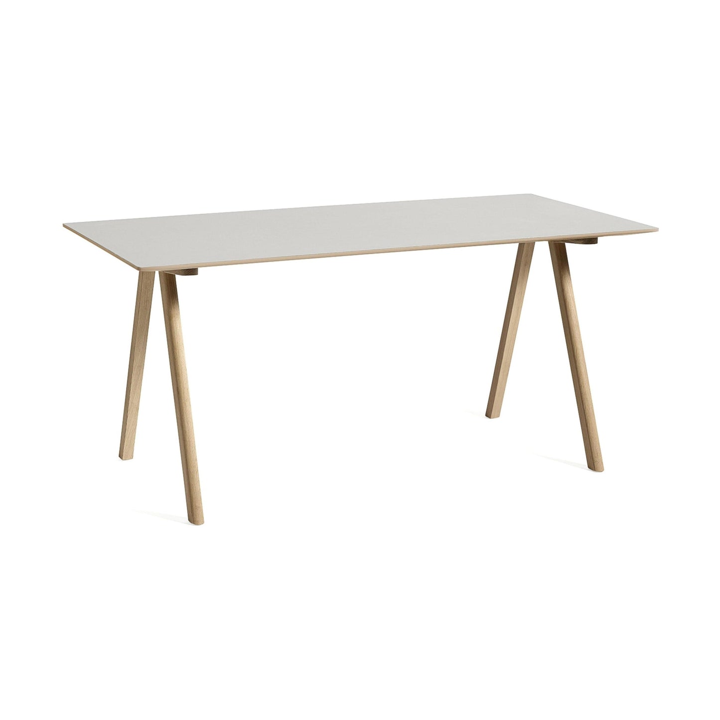 HAY Copenhague CPH 10 bureau 160x80 cm Off White linoleum/gelakt eiken