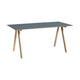 HAY Copenhague CPH 10 bureau 160x80 cm Smokey Blue linoleum/gelakt eiken