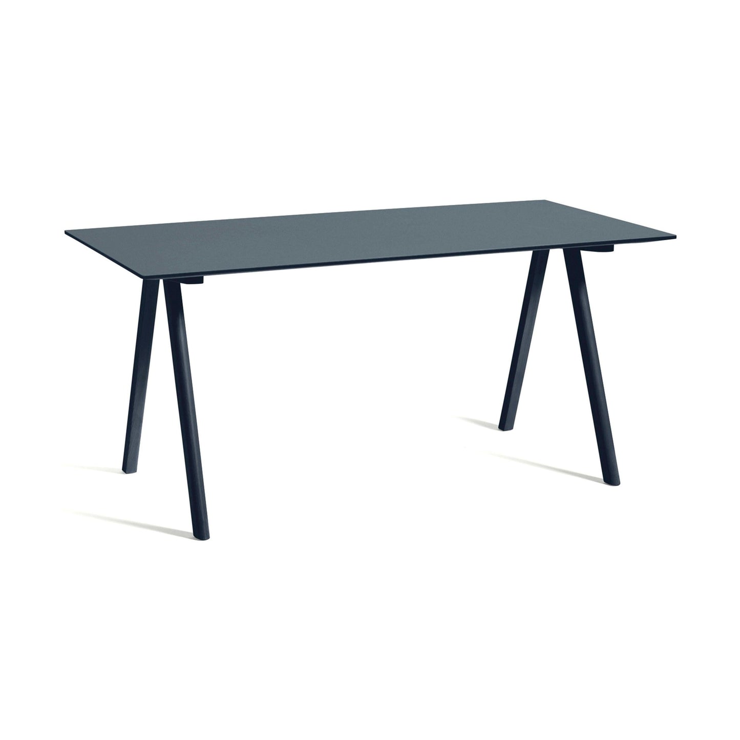 HAY Copenhague CPH 10 bureau 160x80 cm Smokey Blue linoleum/deep blue gelakt eiken