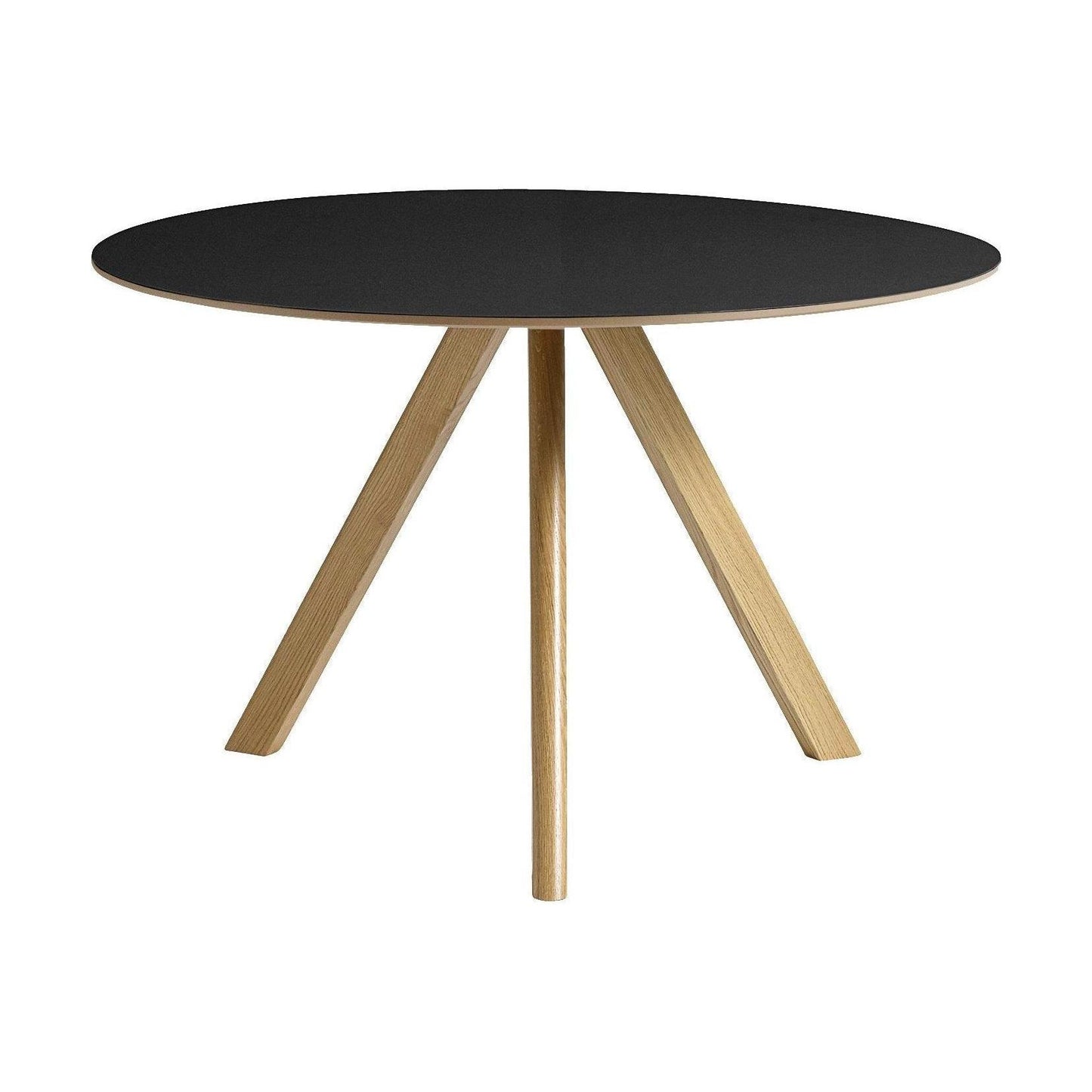 HAY Copenhague CPH 20 eettafel Ø120 Oak Black