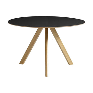 HAY Copenhague CPH 20 eettafel Ø120 Oak Black