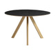 HAY Copenhague CPH 20 eettafel Ø120 Oak Black