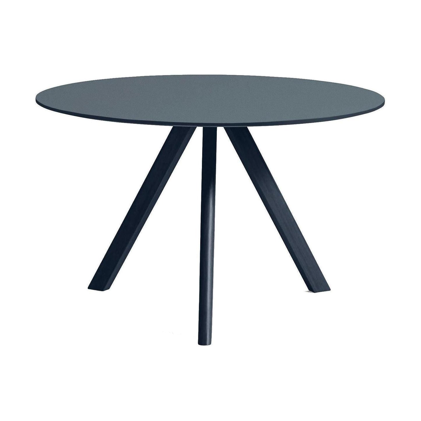 HAY Copenhague CPH 20 2.0 eettafel Ø120 Oak linoleum Smokey Blue
