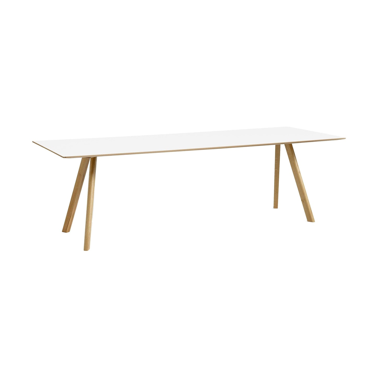 HAY Copenhague CPH 30 tafel L250 gelakt eiken, wit laminaat