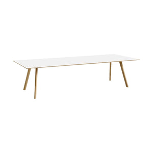 HAY Copenhague CPH 30 eettafel 300x120 cm gelakt eiken, wit laminaat