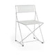 HAY X-Line eetkamerstoel gegalvaniseerd staal Chalk White