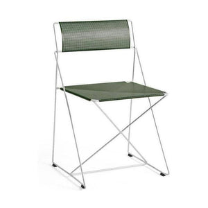 HAY X-Line eetkamerstoel gegalvaniseerd staal Autumn Green