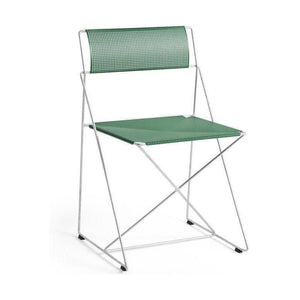 HAY X-Line eetkamerstoel gegalvaniseerd staal Leek Green