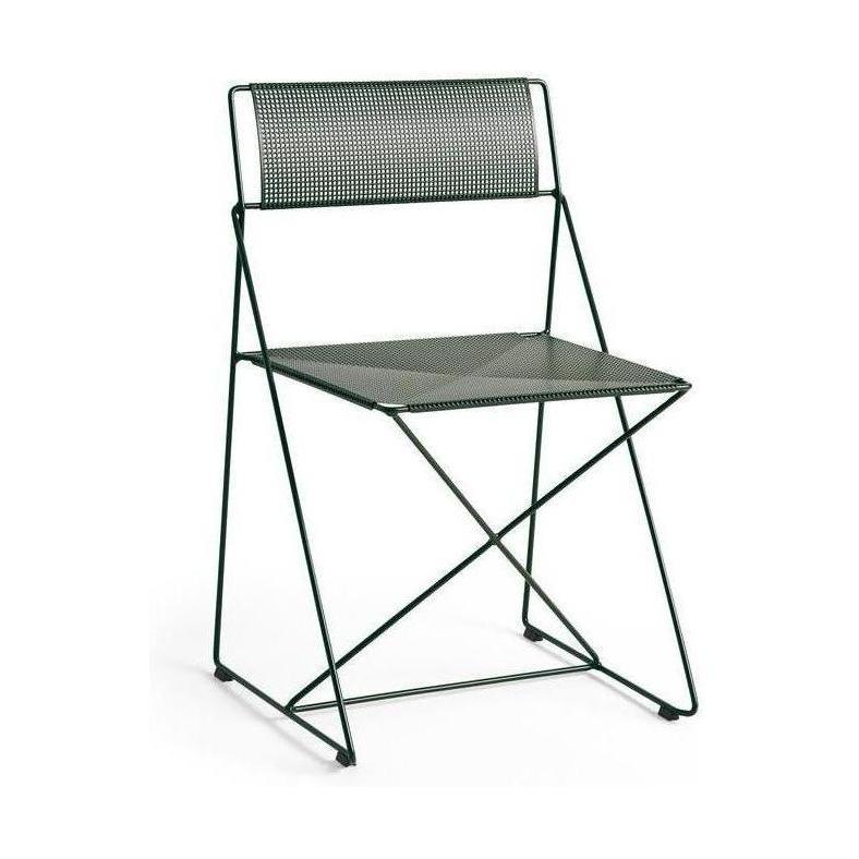 HAY X-Line eetkamerstoel gepoedercoat staal Autumn Green