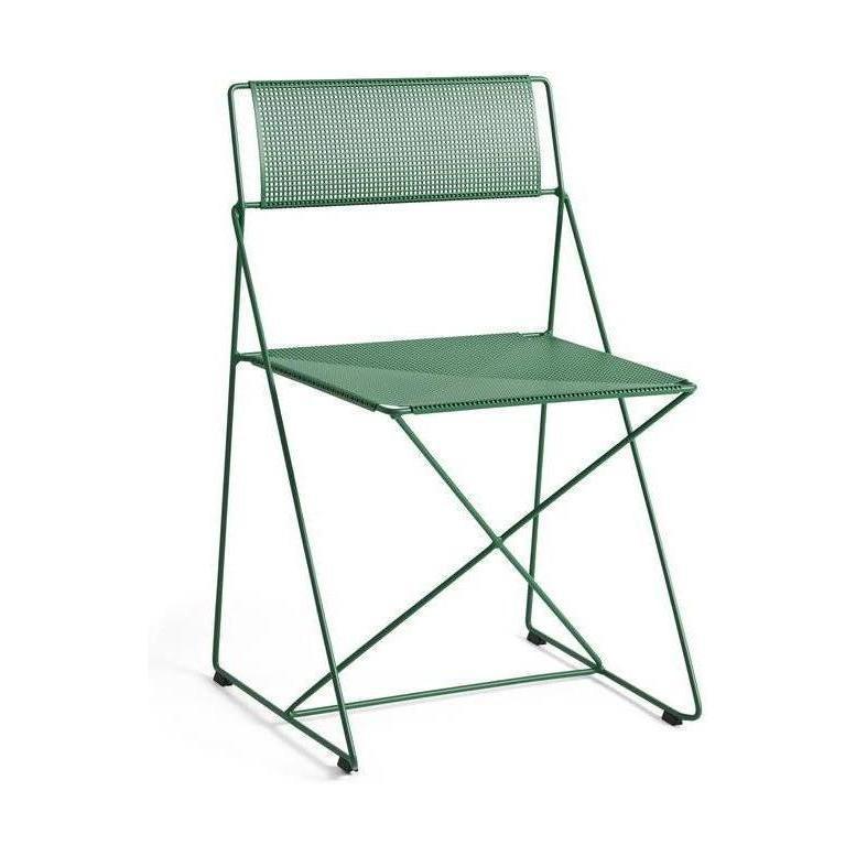 HAY X-Line eetkamerstoel gepoedercoat staal Leek Green