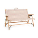 HAY Outdoor Market tuinbank Beige/Red