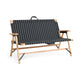 HAY Outdoor Market tuinbank Black/Beige