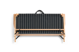 HAY Outdoor Market tuinbank Black/Beige