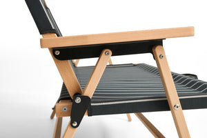 HAY Outdoor Market tuinbank Black/Beige