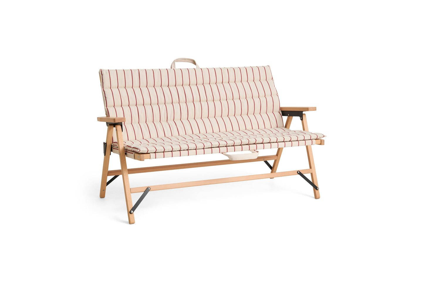 HAY Outdoor Market tuinbank zitkussen Beige/Red