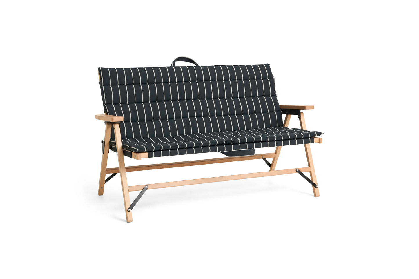 HAY Outdoor Market tuinbank zitkussen Black/Beige