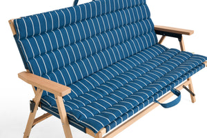 HAY Outdoor Market tuinbank zitkussen Blue/Beige