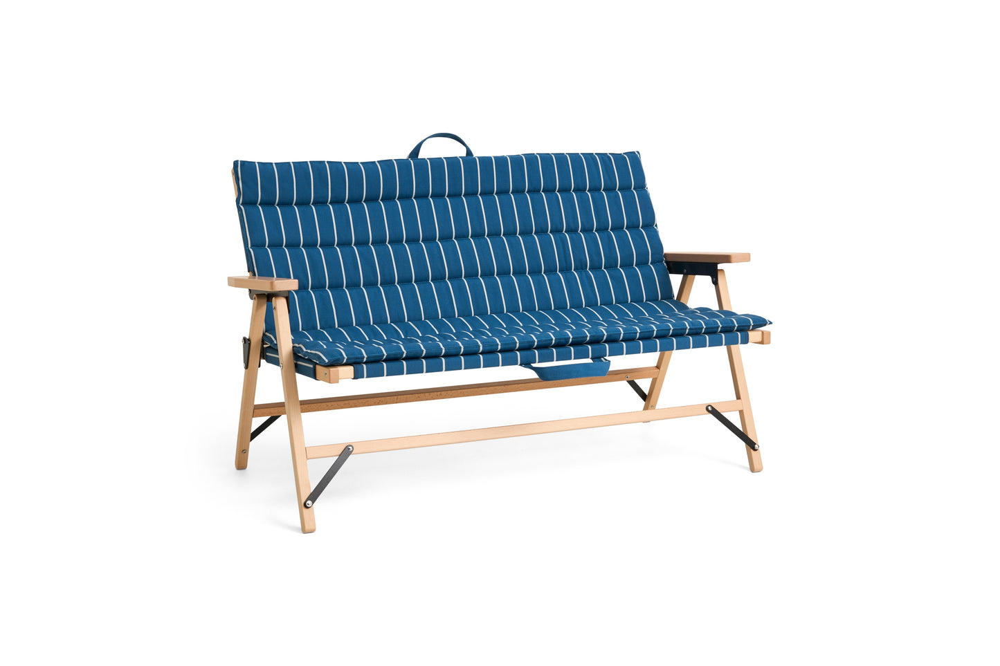 HAY Outdoor Market tuinbank zitkussen Blue/Beige