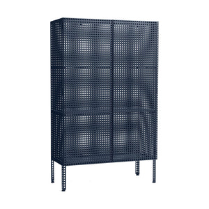 HAY Perforated kast large Steel Blue