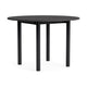 HAY Annex Round eettafel Ø110 cm Dark Grey linoleum/zwart eiken