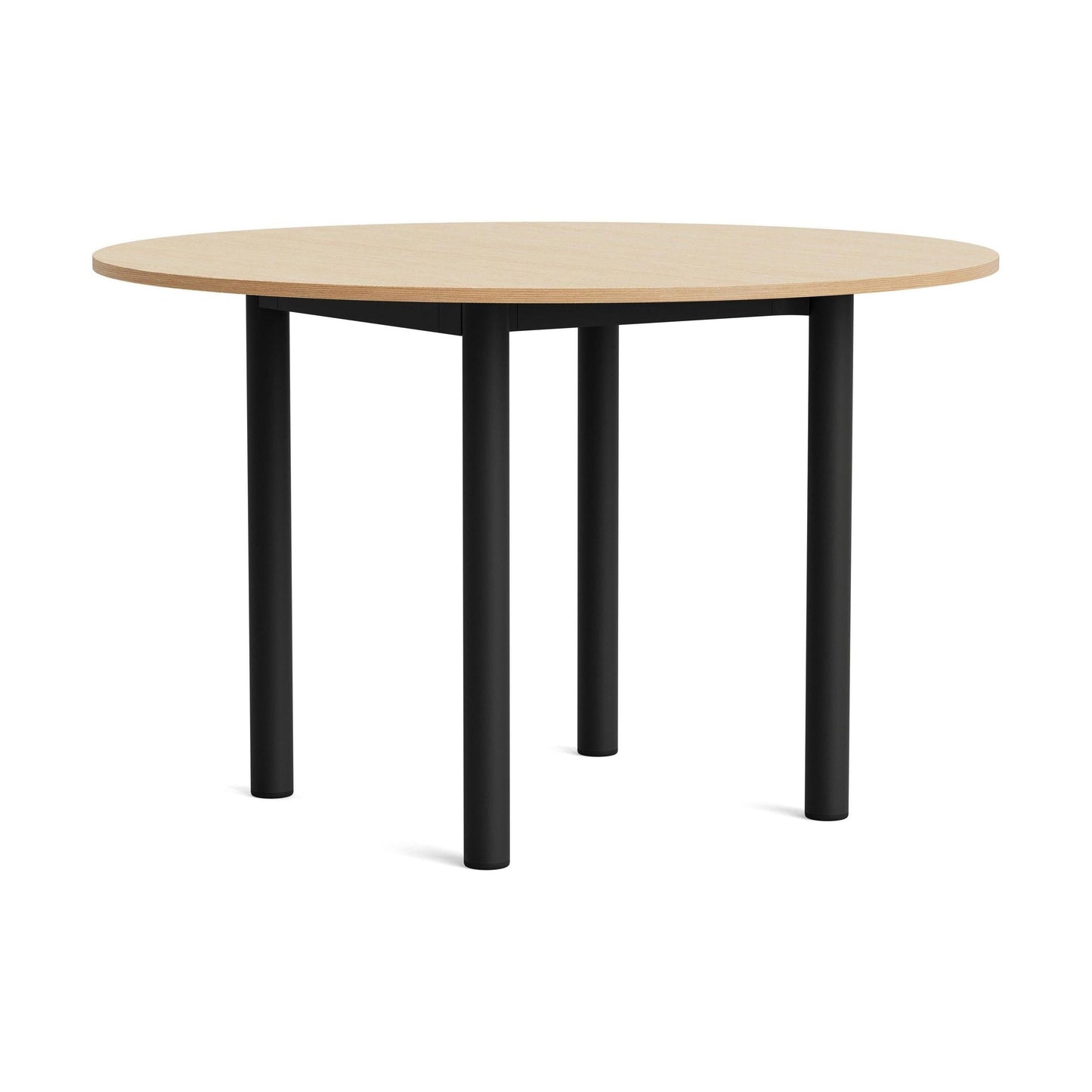 HAY Annex Round eettafel Ø120 cm gelakt eiken/Charcoal
