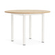 HAY Annex Round eettafel Ø110 cm gelakt eiken/Cream White