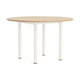 HAY Annex Round eettafel Ø120 cm gelakt eiken/Cream White
