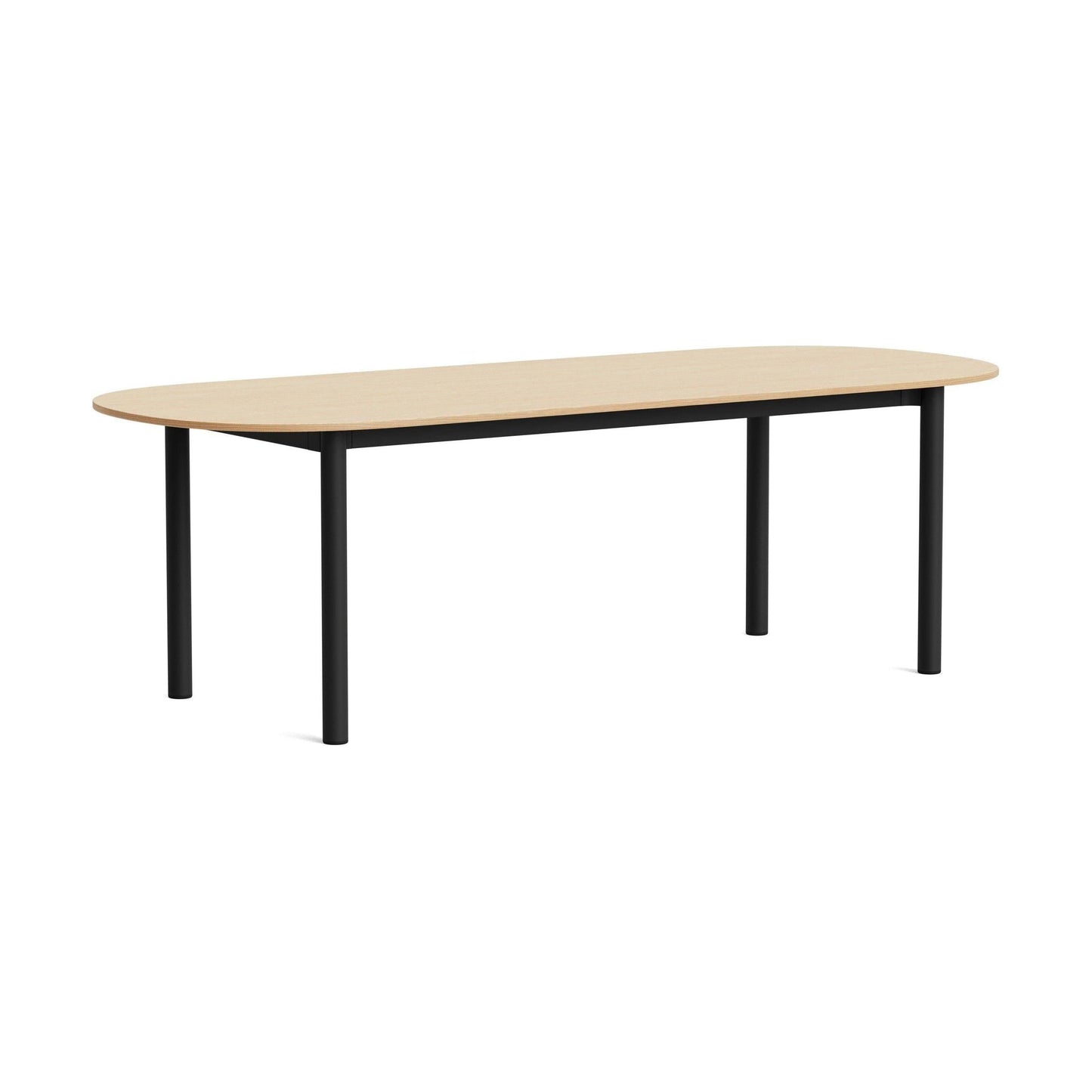HAY Annex Oblong eettafel 240x95 cm gelakt eiken/Charcoal