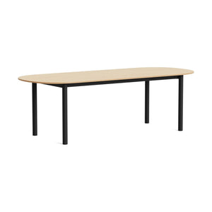 HAY Annex Oblong eettafel 240x95 cm gelakt eiken/Charcoal