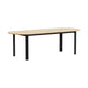HAY Annex Oblong eettafel 240x95 cm gelakt eiken/Charcoal