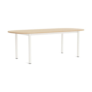 HAY Annex Oblong eettafel 220x95 cm gelakt eiken/Cream White